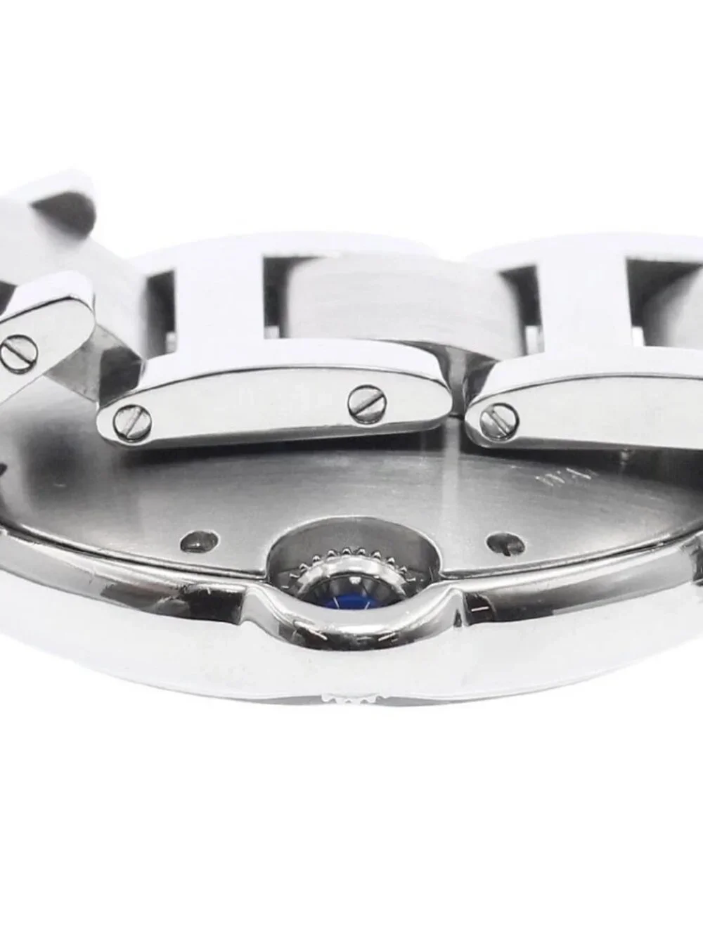 CARTIER Baron Blue MM W6920046 Silver Dial Automatic Boy's Watch_972664